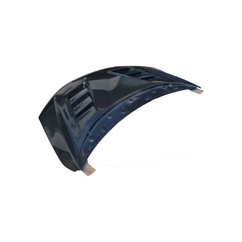 High Quality Carbon Fiber Car Bonnet Engine Hood for 2015  Fit/Jazz JS Style Engine Cover Wholesale